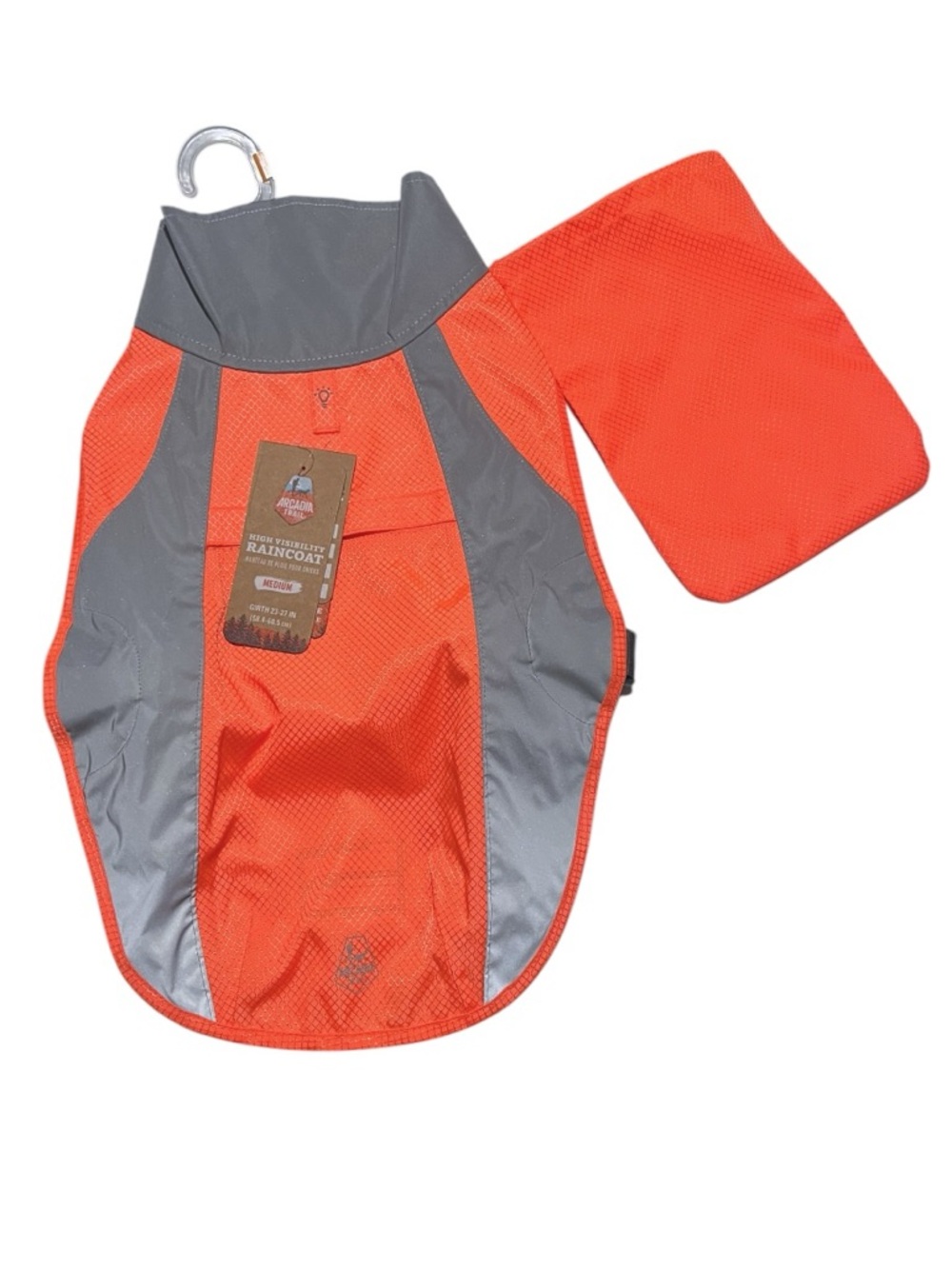 NWT Arcadia Trail High-Visibility Orange Reflective Dog Harness Size Medium